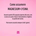 Magnesium + LYSINA - 90 cps - immagine 3